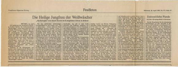 Frankfurter Allgemeine Zeitung - April 1989
