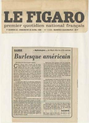 Le Figaro - April 1989