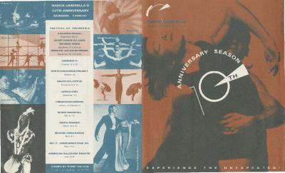 Program for Dance Umbrella / White Oak Dance Project (Boston, MA) - October 24, 1990
