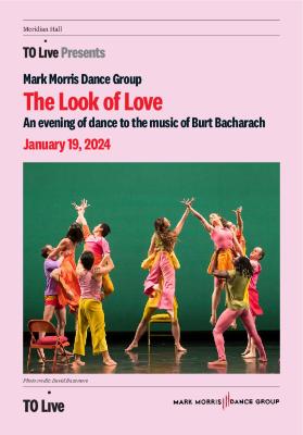 Program for "The Look of Love," TO Live (Toronto, ON - Canada) - January 19, 2024