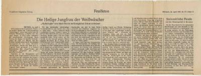 Frankfurter Allgemeine Zeitung - April 1989
