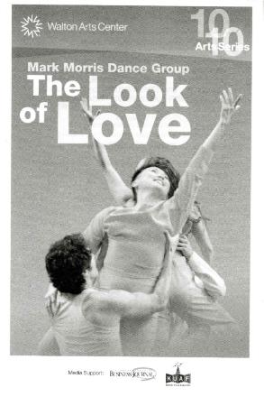 Program for "The Look of Love," Walton Arts Center - November 20, 2024