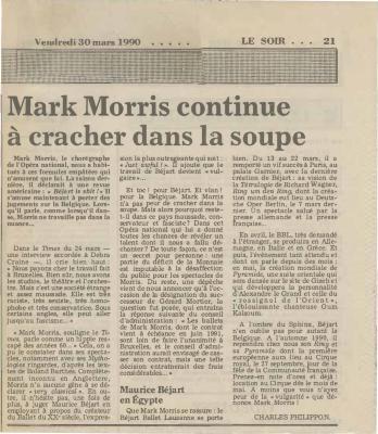 Le Soir - March 1990