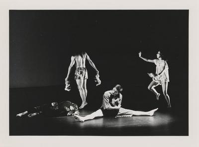 Alyce Bochette, Guillermo Resto, Jean-Guillaume Weis, and Olivia Maridjan-Koop in "Lovey," 1990