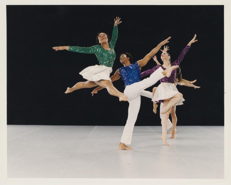 Michelle Yard, Charlton Boyd, and Mireille Radwan Dana in "Lucky Charms," 2000