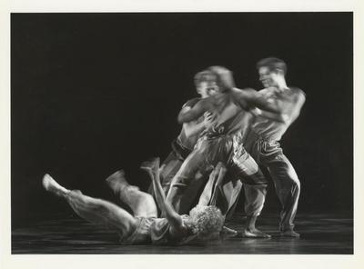 Lauren Grant, Bradon McDonald, Joe Bowie, and David Leventhal in "Mosaic and United," 2001