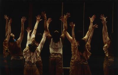 The company in the premiere performance run of "Four Saints in Three Acts," 2000