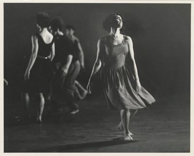 Ruth Davidson and the company in "New Love Song Waltzes," 1988