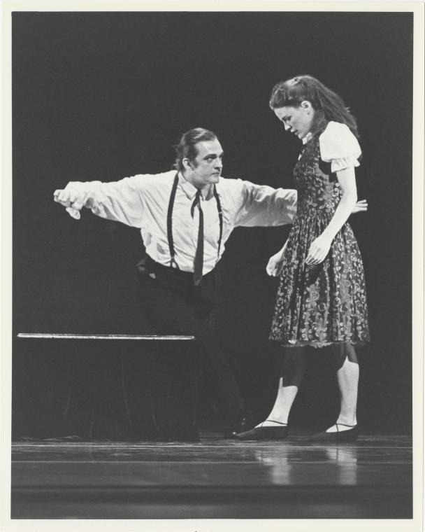 Mark Morris and Marianne Moore in "One Charming Night," 1997