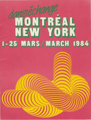 Program for Danséchange Montréal-New York (Montreal, Canada) - March 15-16, 1984