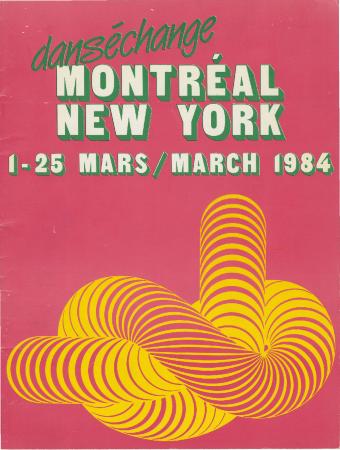Program for Danséchange Montréal-New York (Montreal, Canada) - March 15-16, 1984
