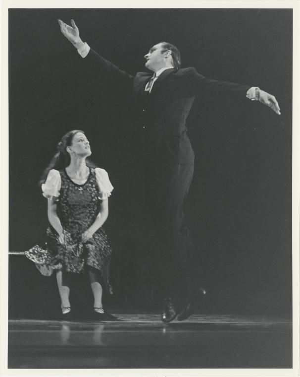 Marianne Moore and Mark Morris in "One Charming Night," 1997