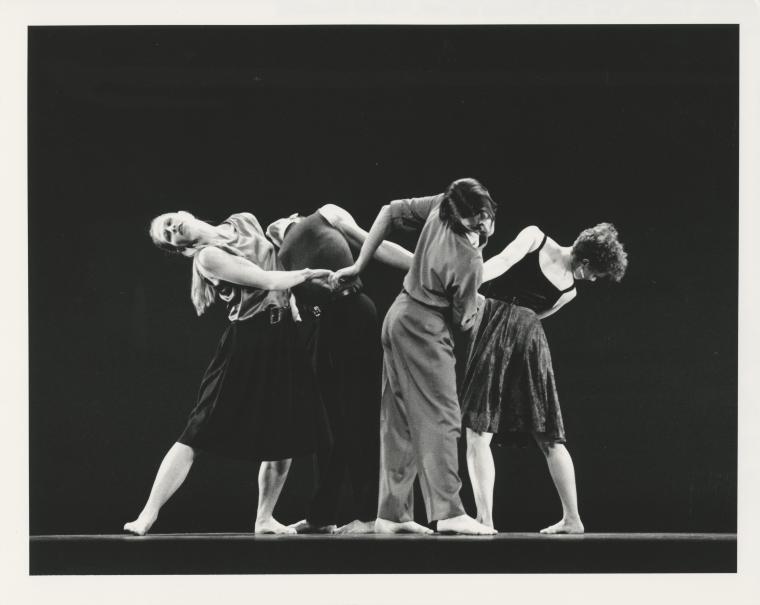 Victoria Lundell, Dan Joyce, Shawn Gannon, and Megan Williams in "New Love Song Waltzes," 1995