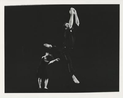 June Omura and Guillermo Resto in "New Love Song Waltzes," 1995