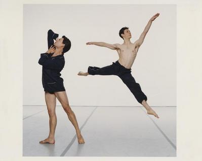 Shawn Gannon and David Leventhal in "Silhouettes," 2000