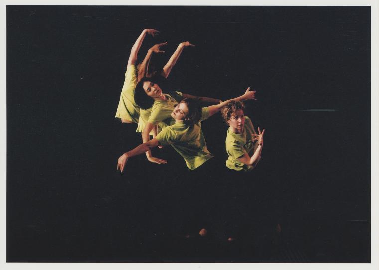 Maile Okamura, Brynn Taylor, and Lauren Grant in "Something Lies Beyond the Scene," 2003
